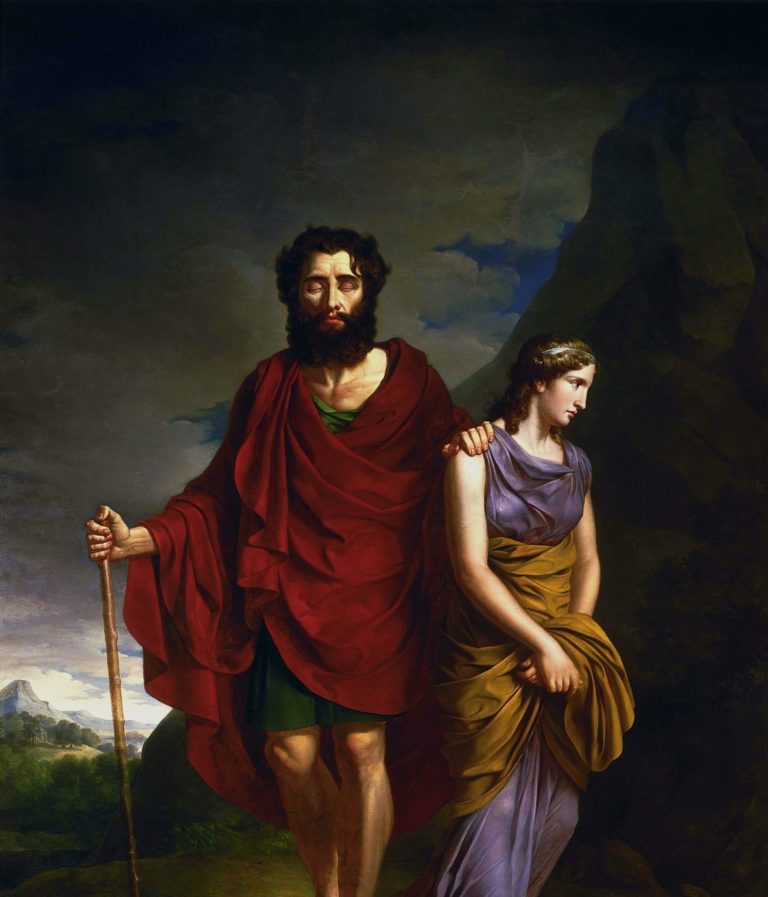 Antoni_Brodowski_-_Oedipus_and_Antigone_-_Google_Art_Project | The ...